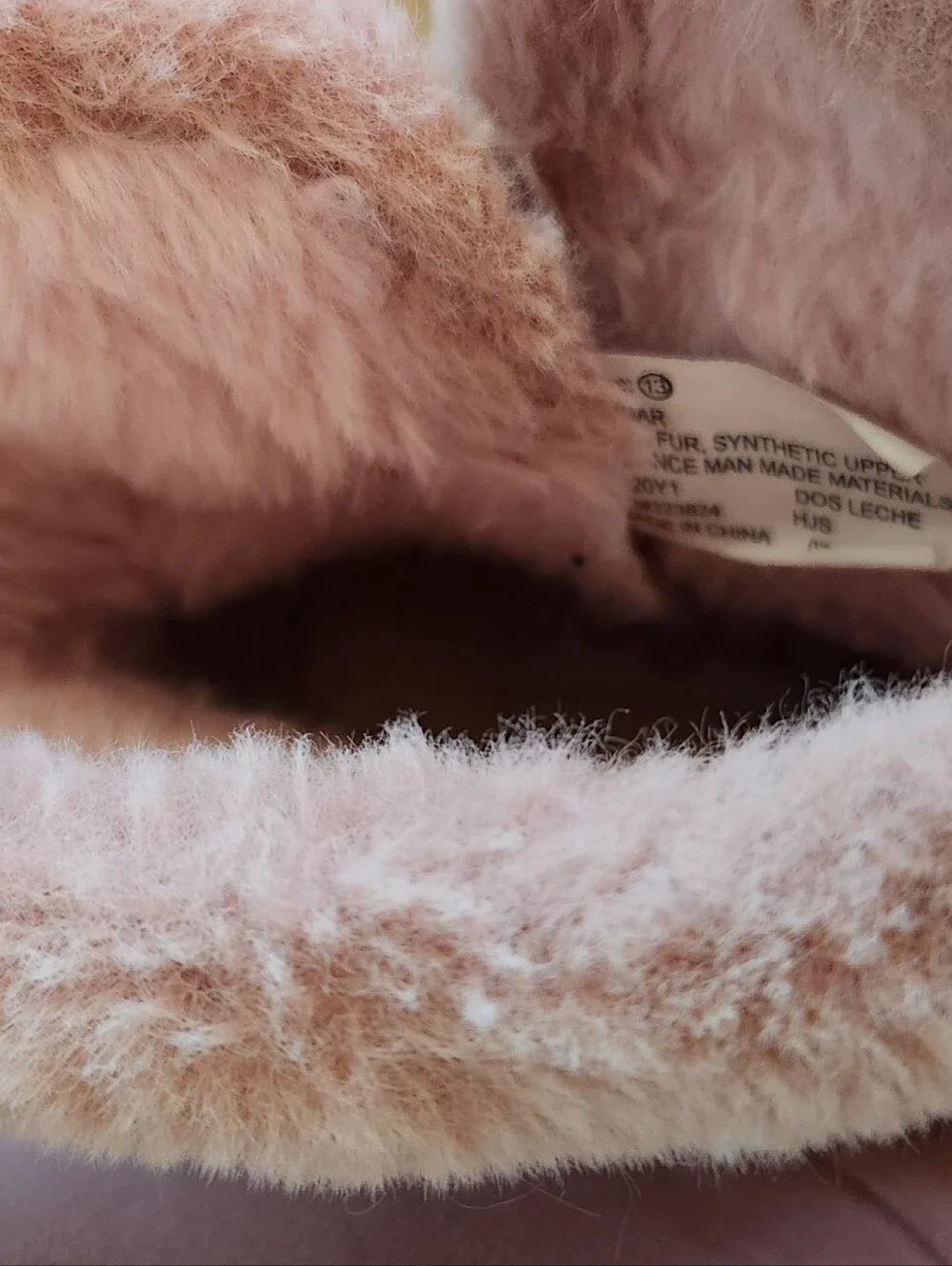 Girls Sugar Plush Pink Faux-Suede Shearling Winter Boots Sz 13 GUC